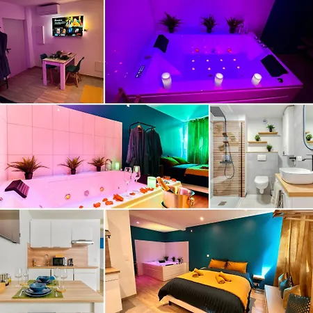 Apartment Narbnb - Eden - Jacuzzi - Parking - Clim